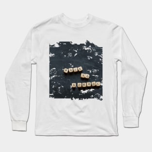 Back to school letters on dice Long Sleeve T-Shirt